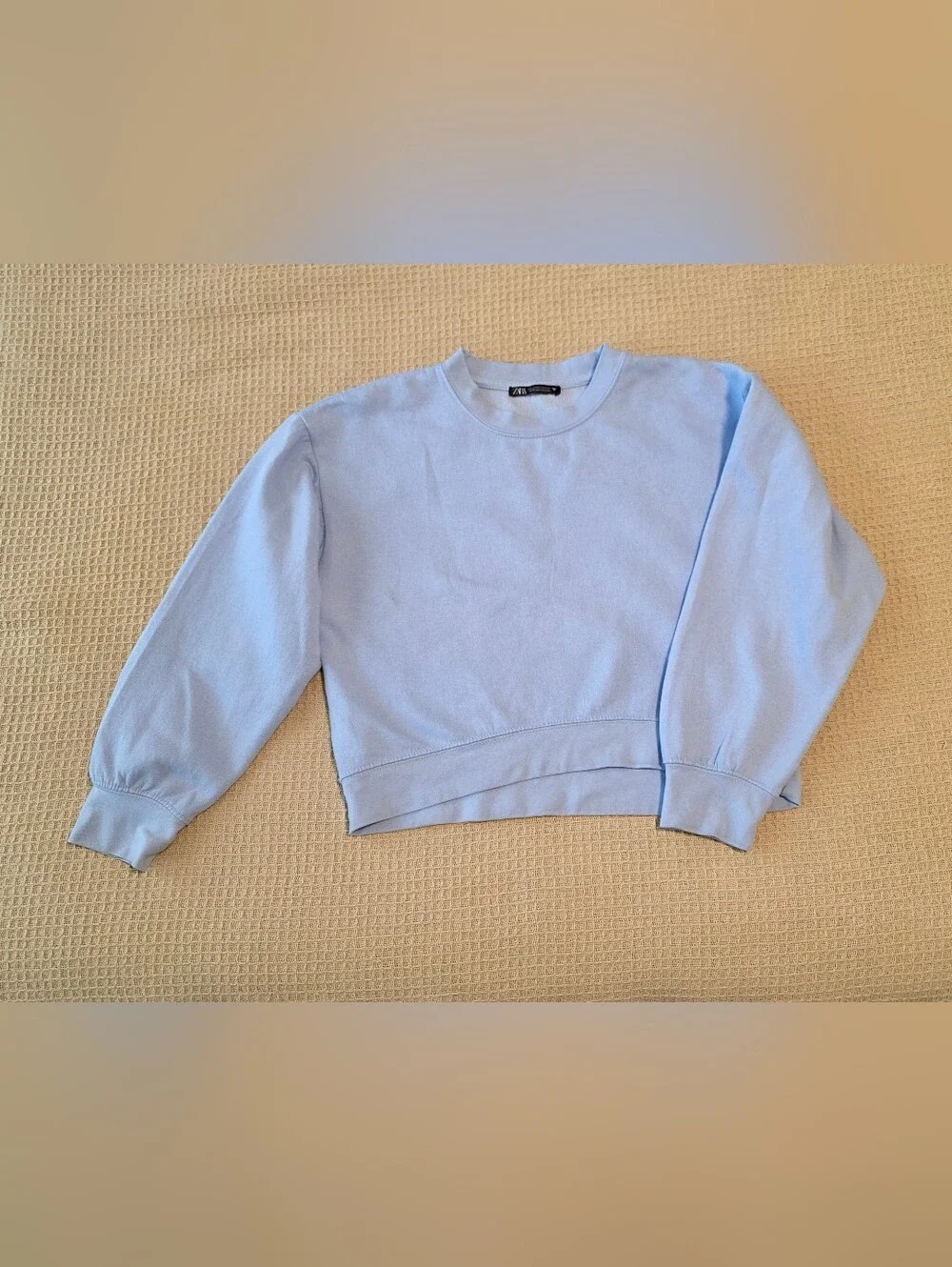 Zara Baby Blue Matching Sweat Set Size Small Cozy Lounge Set